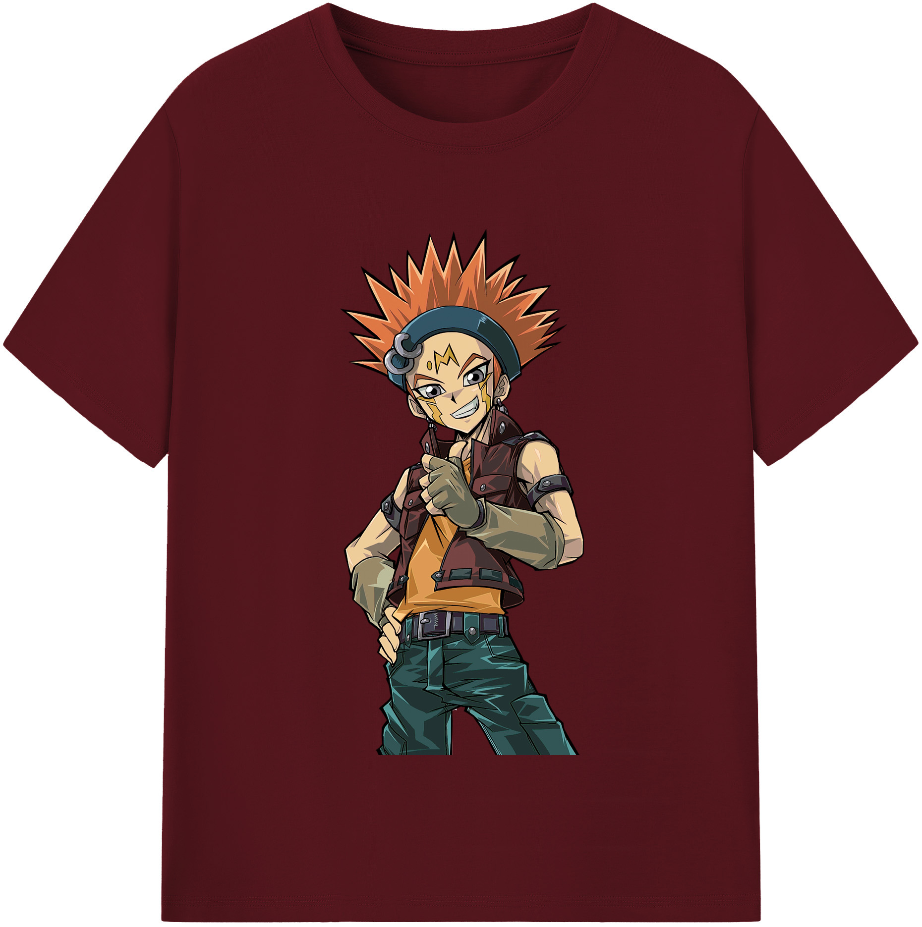 （画像用） 遊☆戯☆王 Yu-Gi-Oh! 綿100％半袖Tシャツ（フロントプリント）